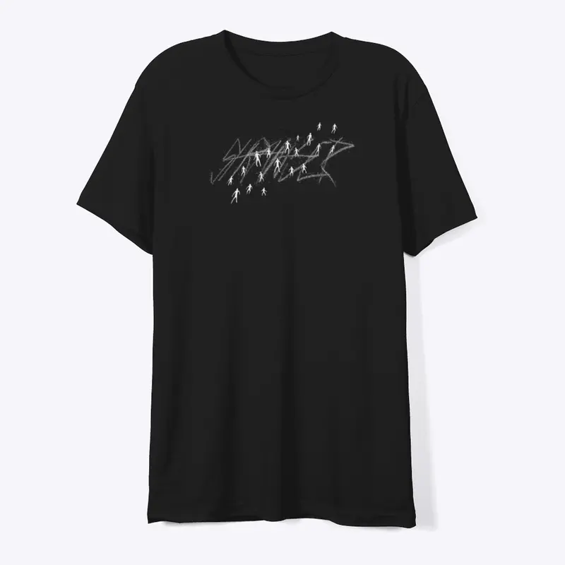 WEAREALLSTRANGER TEE (BLACK)